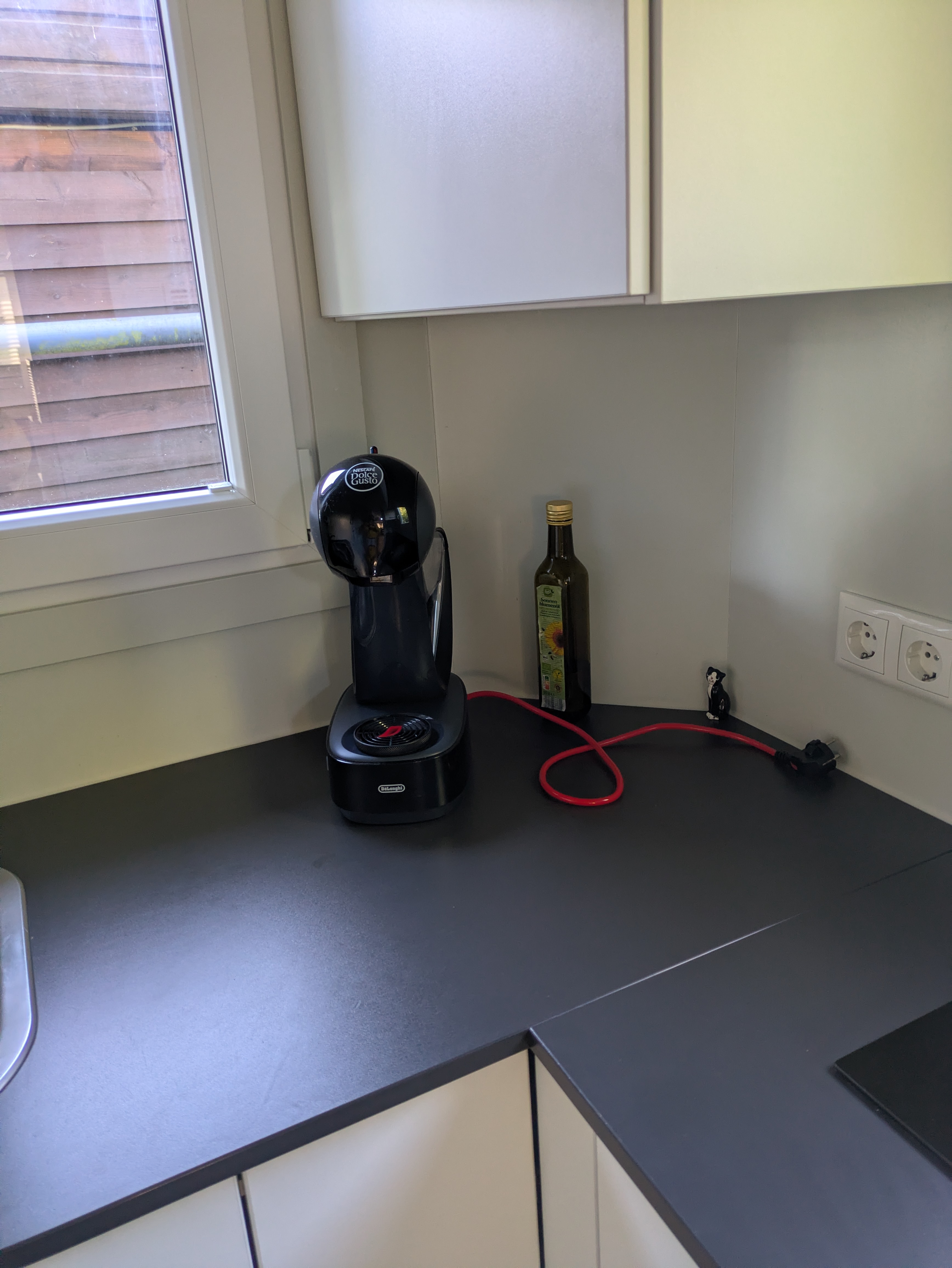 Bereitgestellte Kapsel-Kaffeemaschine